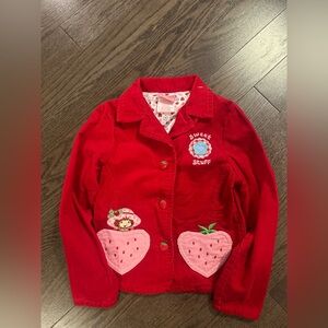 Vintage Strawberry Shortcake
Girls Red Corduroy Jacket